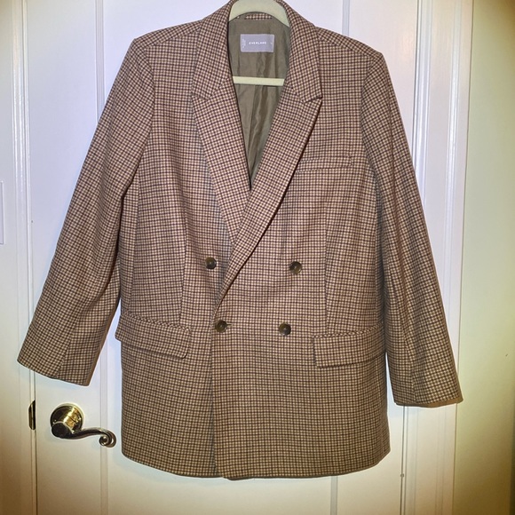 EVERLANE The Oversized Double-Breasted Blazer Sz 12 - Picture 8 of 15